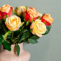 Produkt Bukiet róż do eleganckiej dekoracji salonu 44cm 6 szt.