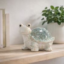 Produkt Ceramiczna figurka żółwia jako element przyciągający wzrok w salonie, figurka dekoracyjna, 22 cm