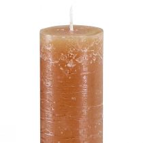 Produkt Świece stożkowe Świece stołowe w karmelu 34mm x 300mm 4 szt