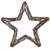 Produkt Gwiazdki do zawieszenia na wianek na drzwi wierzba naturalna 28cm 4szt