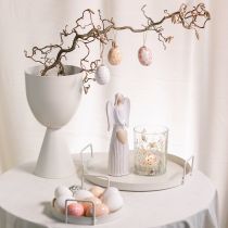 Produkt Taca z praktycznymi uchwytami do różnorodnych pomysłów dekoracyjnych z wykorzystaniem kwiatów i materiałów naturalnych, 30 cm