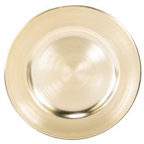 Produkt Małe okrągłe błyszczące talerze dekoracyjne, 17 cm, 6 szt.