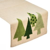 Produkt Bieżnik świąteczny jodły zielony 140x41,5cm