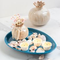 Produkt Metalowa misa stołowa, elegancka i funkcjonalna dekoracja do pomieszczeń mieszkalnych, 28 cm