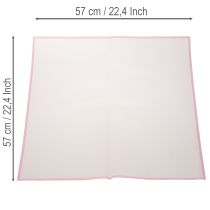 Produkt Folia florystyczna Transmatt Pink Wet Resistant 57 cm docinana na wymiar do bukietów 20 szt.
