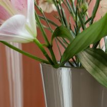 Produkt Wazon „Fizzy” Ø16cm H27cm platynowoszary 1 szt.