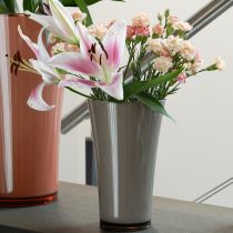 Produkt Wazon „Fizzy” Ø16cm H27cm platynowoszary 1 szt.