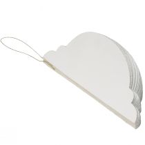 Produkt Kulka o strukturze plastra miodu Świąteczna kulka papierowa biała FSC Ø15cm W20cm