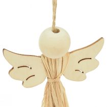 Produkt Aniołek bożonarodzeniowy Ozdoba choinkowa aniołek z rafii 11cm 12 szt