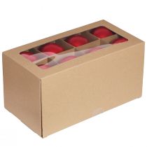 Produkt Bombki choinkowe, czerwone szkło błyszczące, ozdoby choinkowe, Ø7,5 cm, 12 sztuk