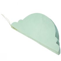 Produkt Bombka świąteczna papierowa turkusowa cebulowa FSC Ø15cm W20cm