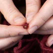 Produkt Nić do knotów, sznurek wełniany, Bordeaux, sznurek 55 m, florystyka, rękodzieło, majsterkowanie