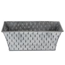 Produkt Miska cynkowa z wzorem diamentowym 22cm×12cm