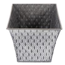 Produkt Miska cynkowa z wzorem diamentowym, 26 cm x 15,5 cm