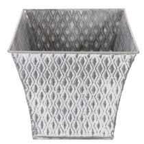 Produkt Miska cynkowa z wzorem diamentowym 30cm×18cm wys. 15cm