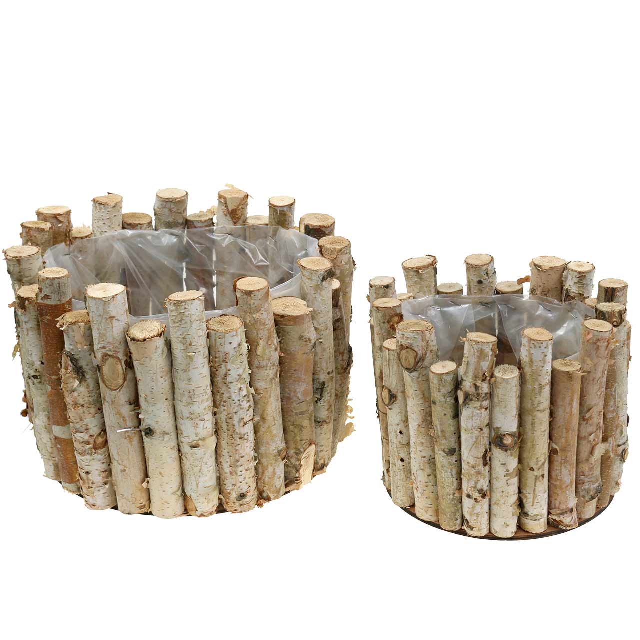 Doniczka Z Brzozy Jak Zrobic Floristik24.pl Doniczka okrągła brzozowa Ø22/30cm zestaw 2 szt