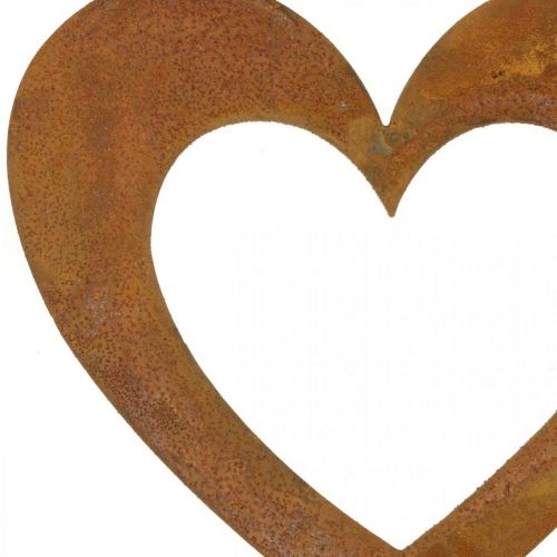 Produkt Serce rdza dekoracja ogrodowa metalowe serce 10cm 12szt