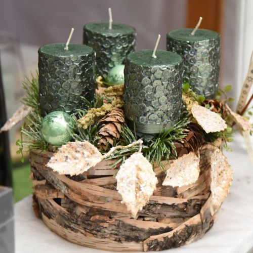 Floristik24 Deco Branch Gold and Glitter Dekoracja Bożonarodzeniowa Gałązka Glitter 65cm