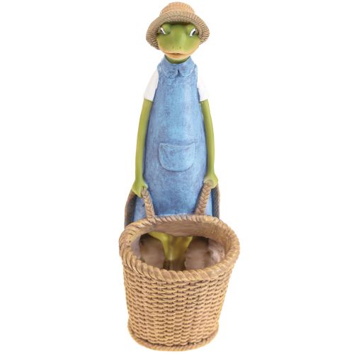 Produkt Dekoracyjna doniczka żaba polyresin dekoracja stołu letnia wys. 31,5 cm