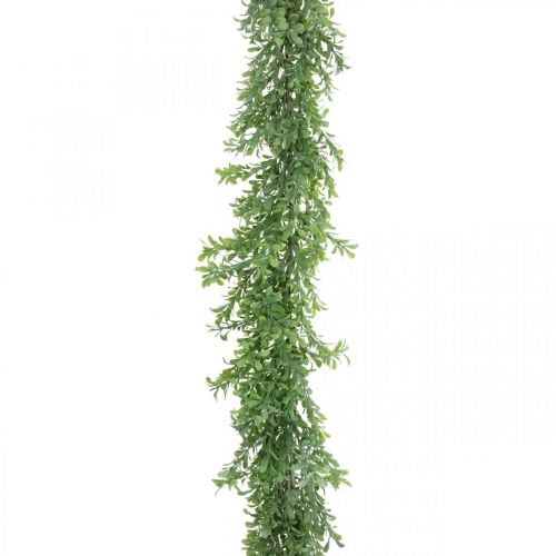Girlanda ze sztucznych roślin, wąs bukszpanowy, dekoracja zielona L125cm