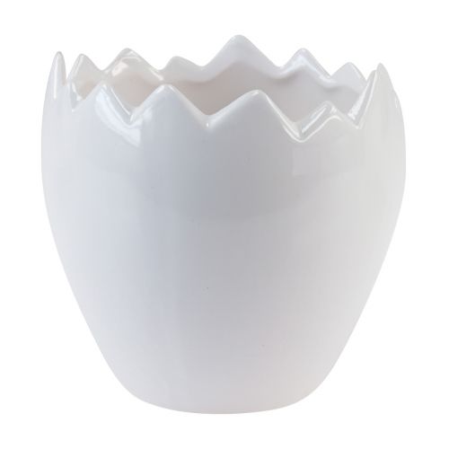 Produkt Doniczka ceramiczna z białkiem jajka Ø11,5cm W11,5cm 3szt