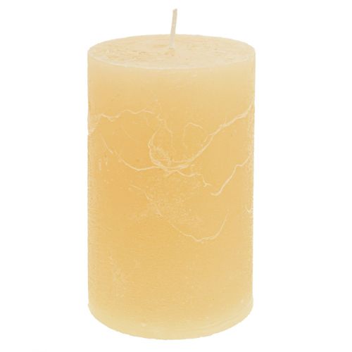 Świece Apricot Light Solid Colored Pillar Candle 60×100mm 4 szt.