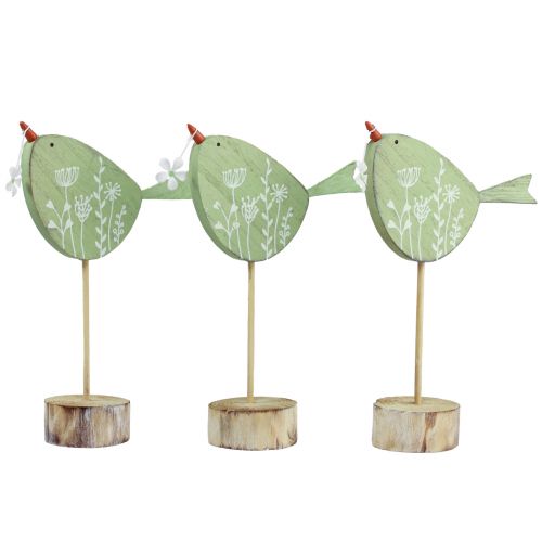 Produkt Dekoracyjna dekoracja stołu w kształcie ptaka Wielkanocna dekoracja drewniana figura dekoracyjna 24,5cm 3 sztuki