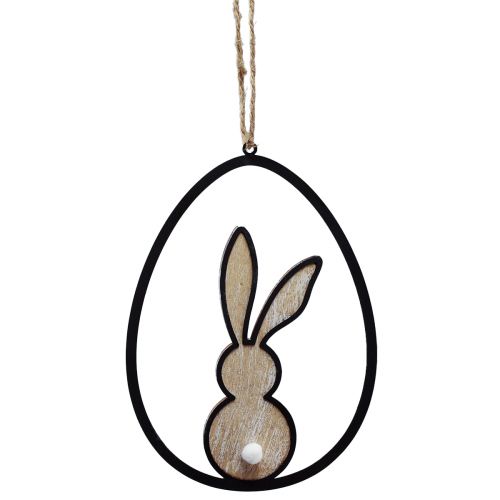 Produkt Dekoracja zajączka wielkanocnego do zawieszenia Dekoracja wielkanocna drewniana 13cm 4szt