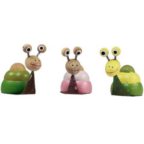 Produkt Dekoracja stołu dekoracja wiosenna ślimak dekoracja wiosenna 8cm 3 szt