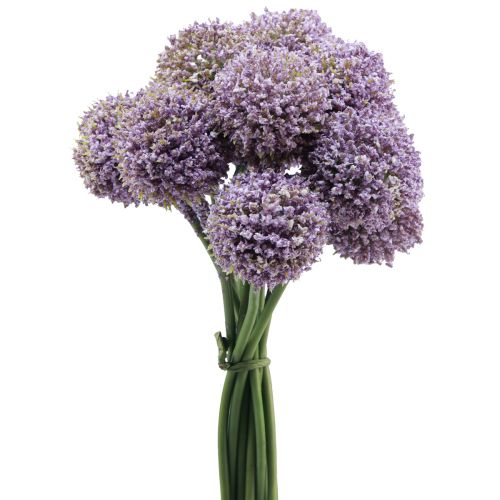 Floristik24 Sztuczne Kwiaty Kula Allium Sztuczny Fiolet 25cm 12 szt