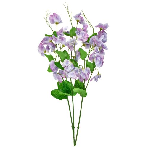 Floristik24 Sztuczne Kwiaty Fioletowa Wyka Vicia Kwiaty Ogrodowe 61cm 3szt