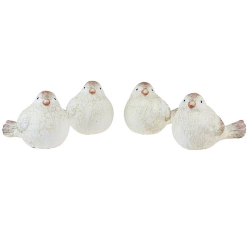Floristik24 Dekoracja stołu Dekoracja wiosenna Dekoracyjne figurki ptaków 8,5cm 4 szt