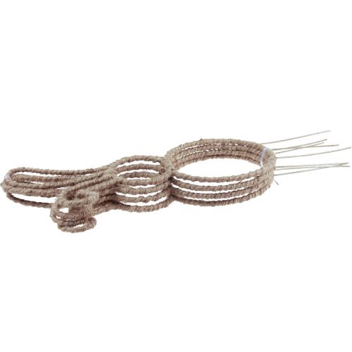 Produkt Zając wielkanocny dekoracyjny ozdobny zatyczka królik metalowy naturalny wys. 36cm 4 szt
