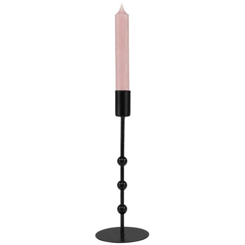 Produkt Świecznik w kształcie kija, świecznik z czarnego metalu Ø7cm W19,5cm