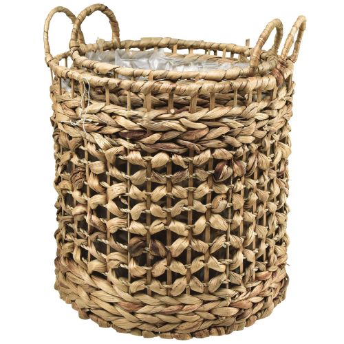 Produkt Kosz na rośliny Kosz z trawy morskiej, hiacynt wodny Ø31/26 cm, zestaw 2 szt