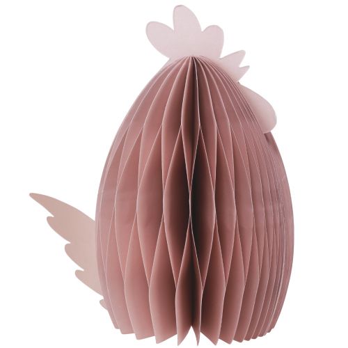 Produkt Dekoracja Kurczak Biały Pomarańczowy Plaster Miodu Figurki Wielkanoc 19×12×20cm 2 szt