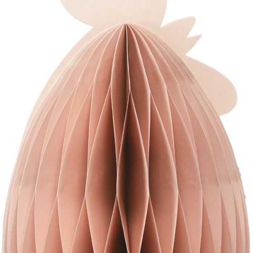 Produkt Figura o strukturze plastra miodu Dekoracja wielkanocna kurczak pomarańczowy 28,5×15,5×30cm