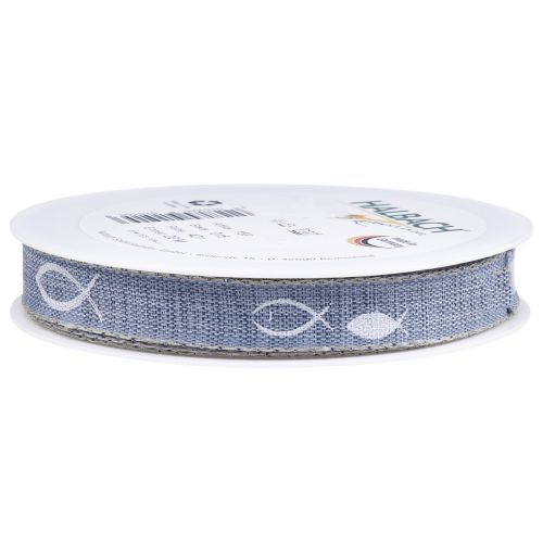Produkt Wstążka upominkowa rybka jasnoniebieska wstążka morska 15mm 20m
