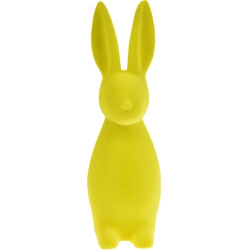 Produkt Dekoracja Wielkanocny Zając Żółto-Zielony – 2. Wybór – Stojący Flokowany 15×15,5×47cm