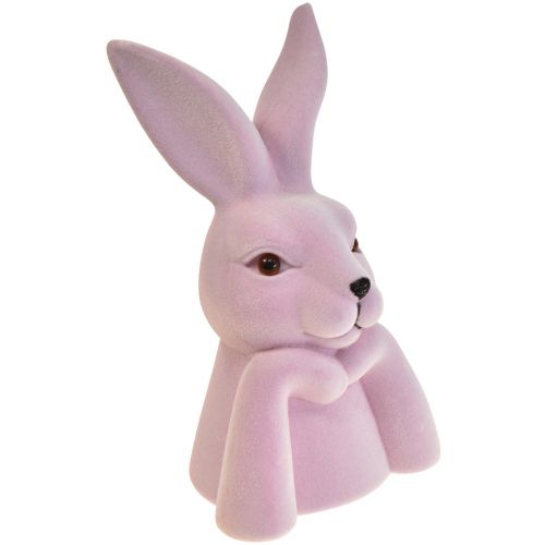 Produkt Króliczy popiersie Myślący Królik Jasnofioletowy – 2. jakość – Wielkanoc 16,5×13×27cm