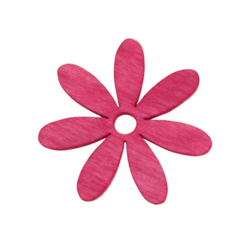 Produkt Dekoracja rozproszona drewniane kwiaty dekoracja stołu letnia kolorowa Ø4cm 72 szt