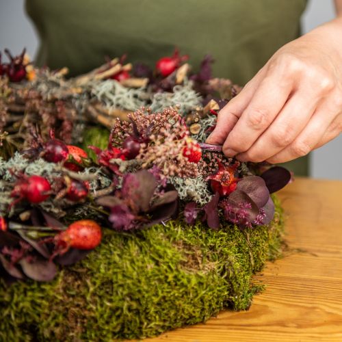 Produkt Mech dekoracyjny do wyrobu mchu naturalnego jasnozielonego konserwowany 150g