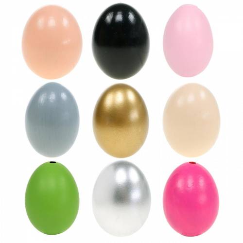 Produkt Jajka kurze jajka dmuchane Dekoracja wielkanocna różne kolory 10 sztuk