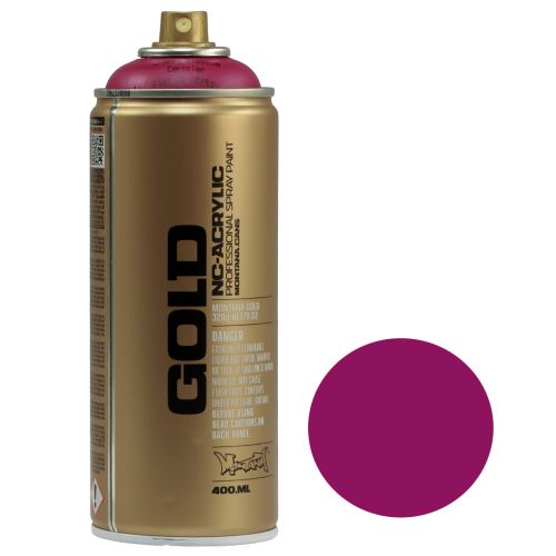 Floristik24 Farba w sprayu Pink Montana Gold Satin Matt 400ml