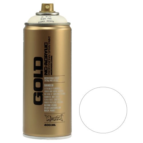 Farba w sprayu biała farba w sprayu Montana Gold Shock White 400ml
