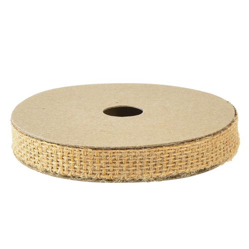 Produkt Wstążka jutowa ozdobna wstążka prezentowa z brązu naturalnego W12mm L10m