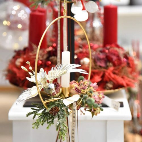 Floristik24 Koliber, Dekoracja choinkowa, Ptak Deco, Dekoracja świąteczna L20cm W20cm