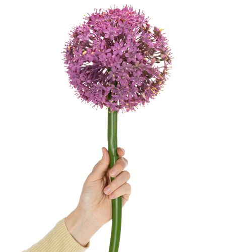 Produkt Sztuczny kwiat Allium, cebula ozdobna, elegancka dekoracja pokoju, 90 cm