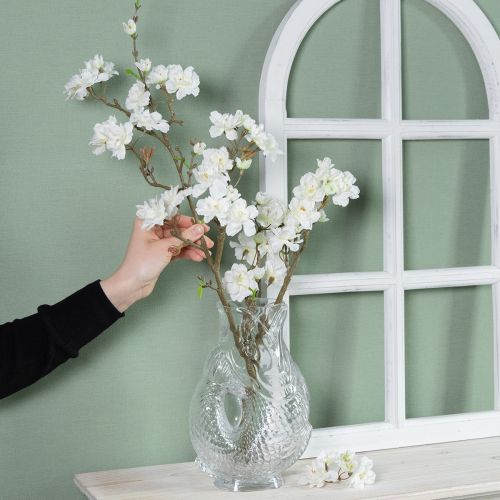 Produkt Szklany wazon w dekoracyjnym kształcie ryby, który doda harmonii wnętrzu, 24,5 cm