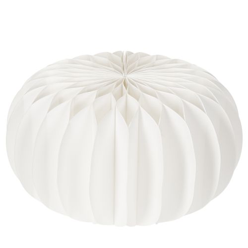 Obrączka papierowa w kształcie plastra miodu, dynia, okrągła, duża, do suszonych kwiatów i jesiennych dekoracji, 24 cm, 4 szt. | Floristik24.pl